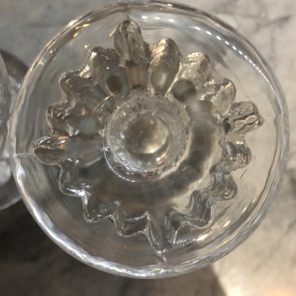 Set of 2 KOSTA BODA RURIK Scandinavian Clear Ice Glass Candlestick holders - Picture 15 of 15